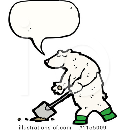 Royalty-Free (RF) Polar Bear Clipart Illustration by lineartestpilot - Stock Sample #1155009