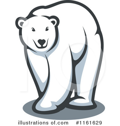 Polar Bear Clipart #1161629 by Vector Tradition SM