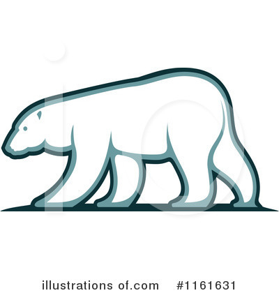 Polar Bear Clipart #1161631 by Vector Tradition SM