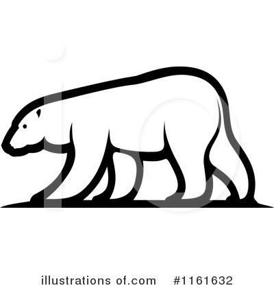 Polar Bear Clipart #1161632 by Vector Tradition SM
