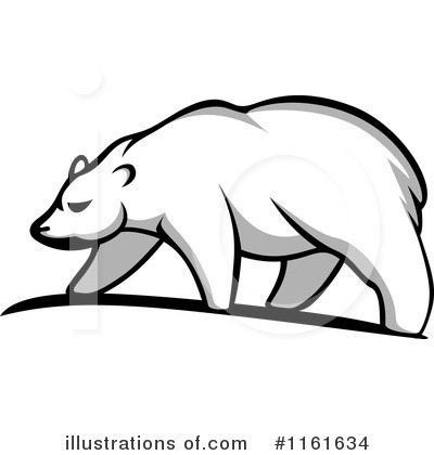 Polar Bear Clipart #1161634 by Vector Tradition SM