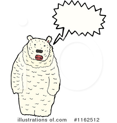Royalty-Free (RF) Polar Bear Clipart Illustration by lineartestpilot - Stock Sample #1162512