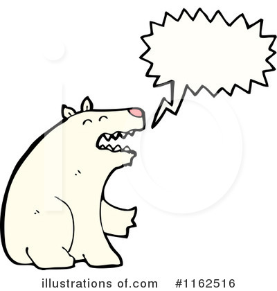 Royalty-Free (RF) Polar Bear Clipart Illustration by lineartestpilot - Stock Sample #1162516
