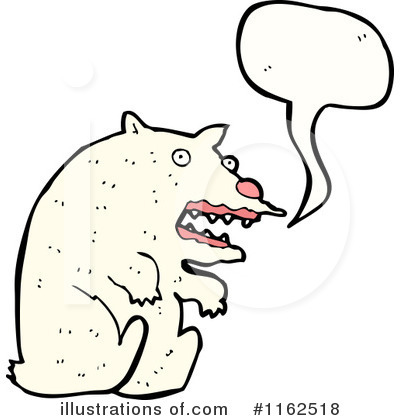 Royalty-Free (RF) Polar Bear Clipart Illustration by lineartestpilot - Stock Sample #1162518