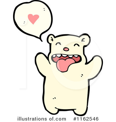 Royalty-Free (RF) Polar Bear Clipart Illustration by lineartestpilot - Stock Sample #1162546