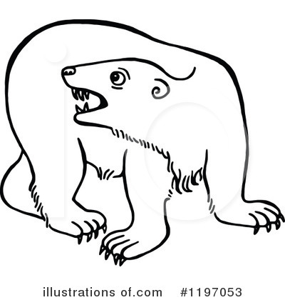Royalty-Free (RF) Polar Bear Clipart Illustration by Prawny - Stock Sample #1197053