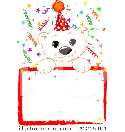 Royalty-Free (RF) Polar Bear Clipart Illustration by Pushkin - Stock Sample #1215664