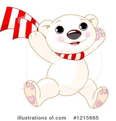 Royalty-Free (RF) Polar Bear Clipart Illustration by Pushkin - Stock Sample #1215665