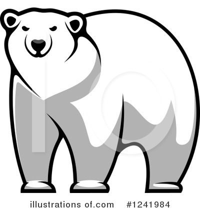 Royalty-Free (RF) Polar Bear Clipart Illustration by Vector Tradition SM - Stock Sample #1241984
