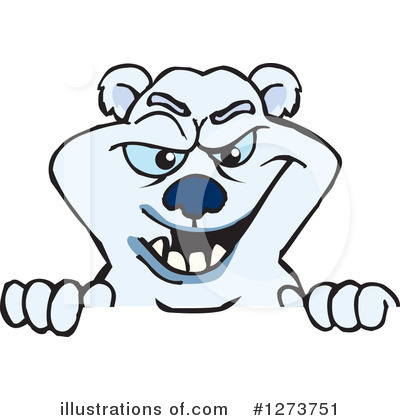 Polar Bear Clipart #1273751 by Dennis Holmes Designs