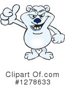 Polar Bear Clipart #1278633 by Dennis Holmes Designs