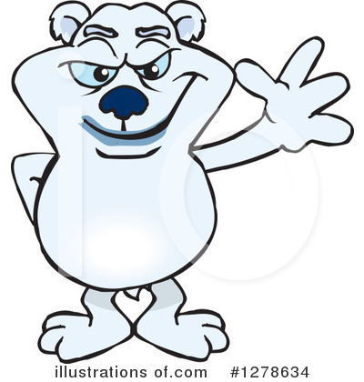 Royalty-Free (RF) Polar Bear Clipart Illustration by Dennis Holmes Designs - Stock Sample #1278634