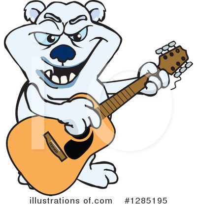 Royalty-Free (RF) Polar Bear Clipart Illustration by Dennis Holmes Designs - Stock Sample #1285195