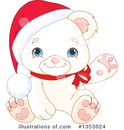 Royalty-Free (RF) Polar Bear Clipart Illustration by Pushkin - Stock Sample #1353024