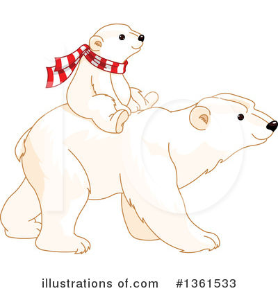 Royalty-Free (RF) Polar Bear Clipart Illustration by Pushkin - Stock Sample #1361533