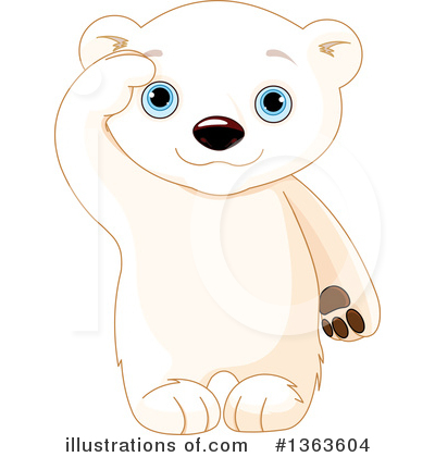 Royalty-Free (RF) Polar Bear Clipart Illustration by Pushkin - Stock Sample #1363604