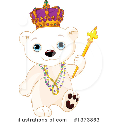 Royalty-Free (RF) Polar Bear Clipart Illustration by Pushkin - Stock Sample #1373863