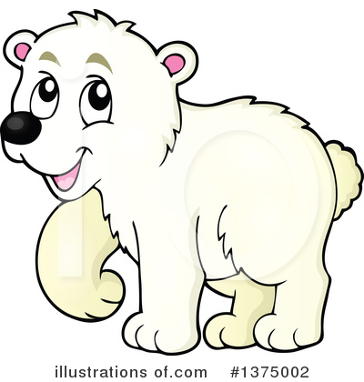 Royalty-Free (RF) Polar Bear Clipart Illustration by visekart - Stock Sample #1375002