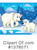 Polar Bear Clipart #1378071 by visekart