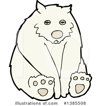 Royalty-Free (RF) Polar Bear Clipart Illustration by lineartestpilot - Stock Sample #1385508