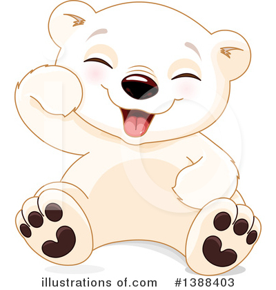 Royalty-Free (RF) Polar Bear Clipart Illustration by Pushkin - Stock Sample #1388403