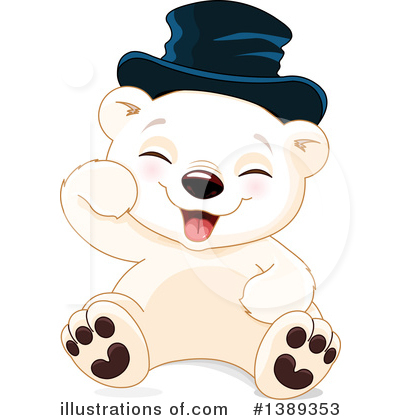 Royalty-Free (RF) Polar Bear Clipart Illustration by Pushkin - Stock Sample #1389353
