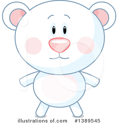 Royalty-Free (RF) Polar Bear Clipart Illustration by Pushkin - Stock Sample #1389545