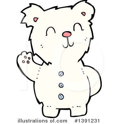Royalty-Free (RF) Polar Bear Clipart Illustration by lineartestpilot - Stock Sample #1391231