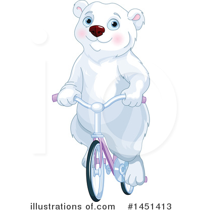 Royalty-Free (RF) Polar Bear Clipart Illustration by Pushkin - Stock Sample #1451413