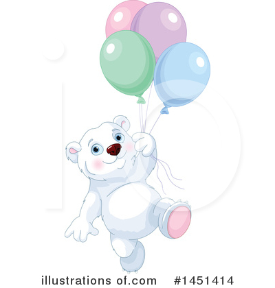 Royalty-Free (RF) Polar Bear Clipart Illustration by Pushkin - Stock Sample #1451414