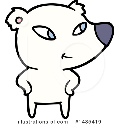 Royalty-Free (RF) Polar Bear Clipart Illustration by lineartestpilot - Stock Sample #1485419
