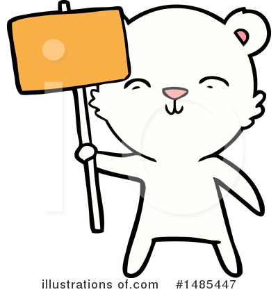 Royalty-Free (RF) Polar Bear Clipart Illustration by lineartestpilot - Stock Sample #1485447