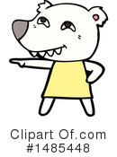 Polar Bear Clipart #1485448 by lineartestpilot