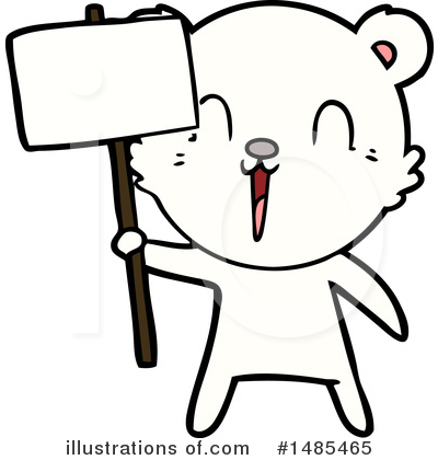 Royalty-Free (RF) Polar Bear Clipart Illustration by lineartestpilot - Stock Sample #1485465