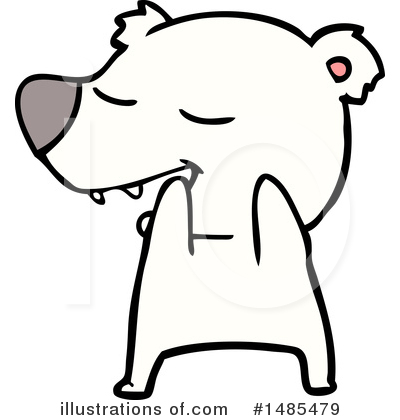 Royalty-Free (RF) Polar Bear Clipart Illustration by lineartestpilot - Stock Sample #1485479