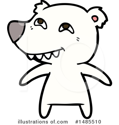 Royalty-Free (RF) Polar Bear Clipart Illustration by lineartestpilot - Stock Sample #1485510
