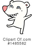 Polar Bear Clipart #1485582 by lineartestpilot