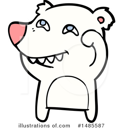 Royalty-Free (RF) Polar Bear Clipart Illustration by lineartestpilot - Stock Sample #1485587