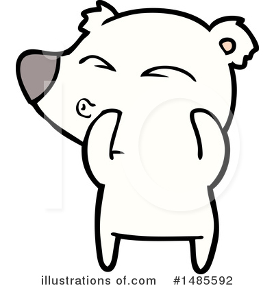 Royalty-Free (RF) Polar Bear Clipart Illustration by lineartestpilot - Stock Sample #1485592