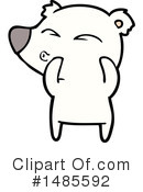 Polar Bear Clipart #1485592 by lineartestpilot