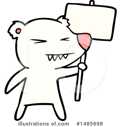 Royalty-Free (RF) Polar Bear Clipart Illustration by lineartestpilot - Stock Sample #1485698