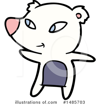 Royalty-Free (RF) Polar Bear Clipart Illustration by lineartestpilot - Stock Sample #1485703