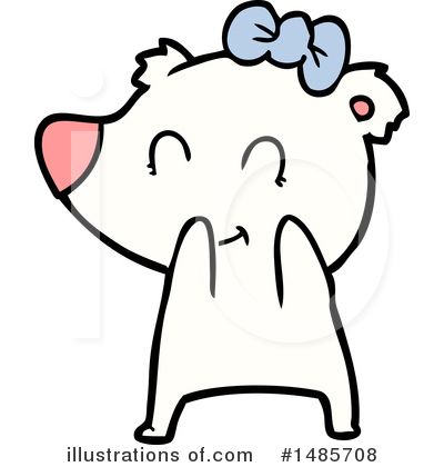 Royalty-Free (RF) Polar Bear Clipart Illustration by lineartestpilot - Stock Sample #1485708