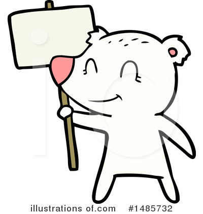 Royalty-Free (RF) Polar Bear Clipart Illustration by lineartestpilot - Stock Sample #1485732