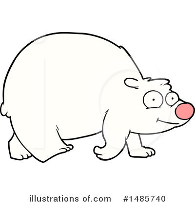 Royalty-Free (RF) Polar Bear Clipart Illustration by lineartestpilot - Stock Sample #1485740