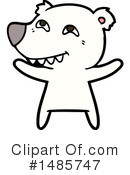 Polar Bear Clipart #1485747 by lineartestpilot