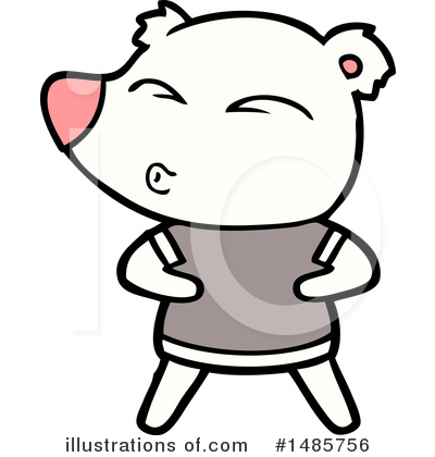 Royalty-Free (RF) Polar Bear Clipart Illustration by lineartestpilot - Stock Sample #1485756