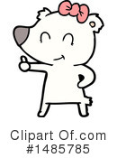 Polar Bear Clipart #1485785 by lineartestpilot