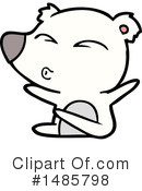 Polar Bear Clipart #1485798 by lineartestpilot