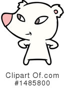 Polar Bear Clipart #1485800 by lineartestpilot